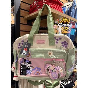 Disney Minnie Mouse Floral Retro Convertible Messenger Bag